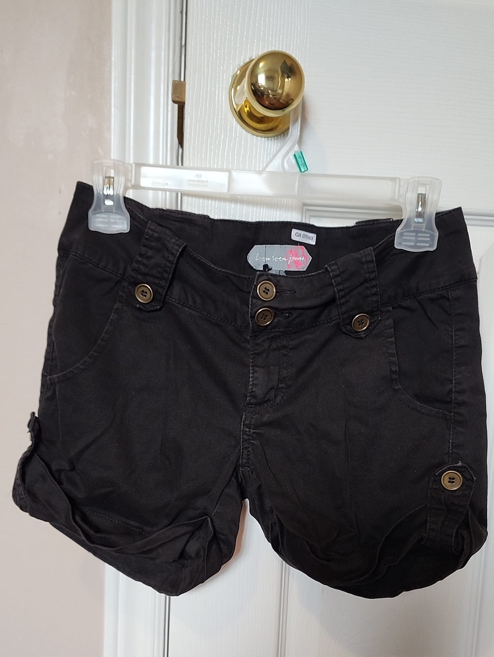 Boom Boom Jeans (BBJ) Y2K Black Shorts